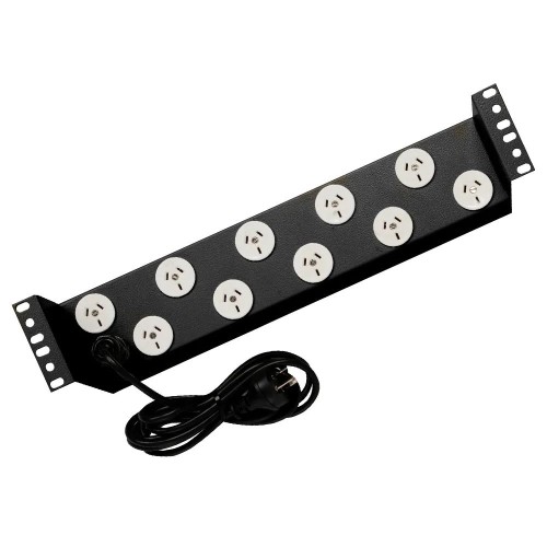 Power Rail Horizontal 10 Way 10AMP Power Rail Horizontal 10 Way 10AMP