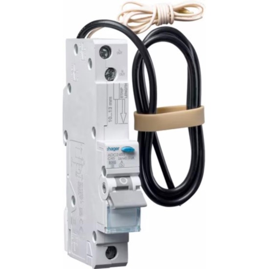 RCBO 1M 1P 6kA C-45A 30mA A Class RCBO 1M 1P 6kA C-45A 30mA A Class