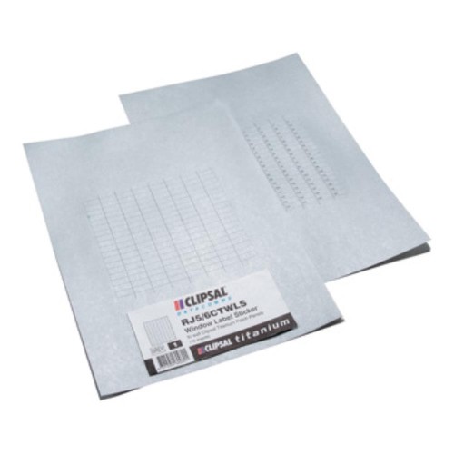 Clipsal Actassi UTP Replacement Labels for Patch Panel 19 Inch Rack Mount, CAT5E Clipsal Actassi UTP Replacement Labels for Patch Panel 19 Inch Rack Mount, CAT5E