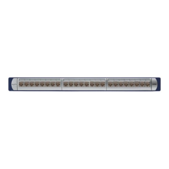 Clipsal Actassi Patch Panel 24 Port, Cat 6A, Shielded