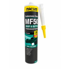 Macsim MF50 Roof & Gutter Silicone Black 300ml Macsim MF50 Roof & Gutter Silicone Black 300ml