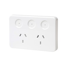 SAL PIXIE SMART TWIN SWITCH SOCKET OUTLET 240 VOLT 10A WHITE ##QR## SAL PIXIE SMART TWIN SWITCH SOCKET OUTLET 240 VOLT 10A WHITE ##QR##
