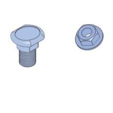 ST3 Nut &bolts Pk 40 Zinc ST3 Nut &bolts Pk 40 Zinc