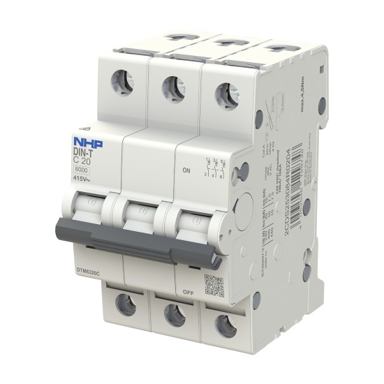 DTM10302C Mcb Din-T 10Ka 3P 2A