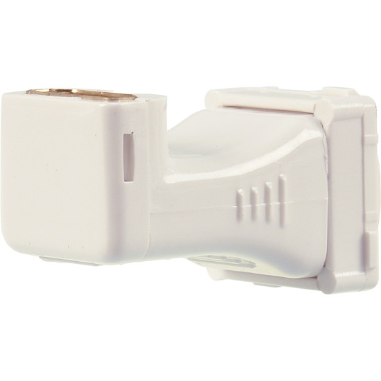 Digitek HDMI Female to HDMI Female Right Angle Insert - White