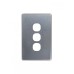 Flat Cat - Switch Plate Vertical 3 Gang (Less Mech) Flat Cat - Switch Plate Vertical 3 Gang (Less Mech)