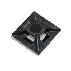 NYLON SELF ADHESIVE MOUNT 18 X 18mm UV BLACK NYLON SELF ADHESIVE MOUNT 18 X 18mm UV BLACK