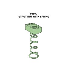 Strut Nuts With Springs 10mm Zp Strut Nuts With Springs 10mm Zp