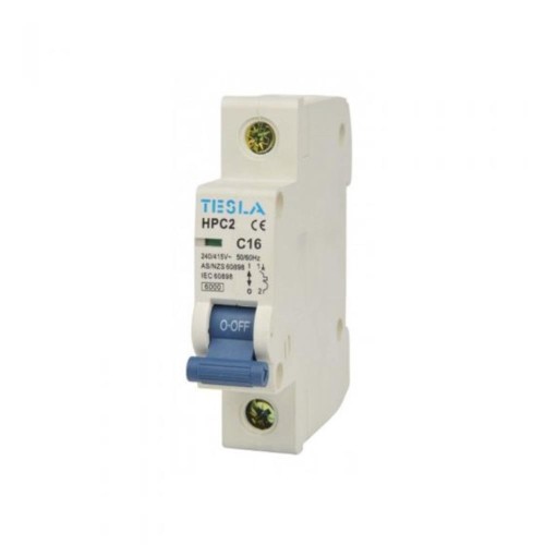 Tesla Miniature Circuit Breaker 1 Pole 16 Amp Tesla Miniature Circuit Breaker 1 Pole 16 Amp