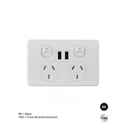 Puma - Power Point, USB Charger, Dual Fully Integrated Puma - Power Point, USB Charger, Dual Fully Integrated