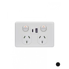 Puma - Power Point, USB Charger, Dual Fully Integrated (Type A & C) Puma - Power Point, USB Charger, Dual Fully Integrated (Type A & C)