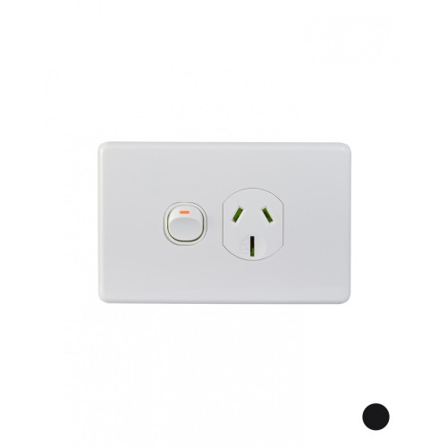 Puma - Power Point Switched 1 Gang, 15A 250V Puma - Power Point Switched 1 Gang, 15A 250V
