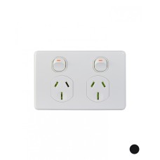 Puma - Power Point Switched 2 Gang, 15A 250V Puma - Power Point Switched 2 Gang, 15A 250V