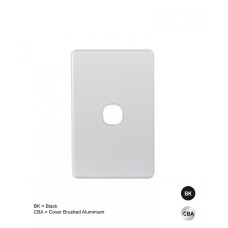 Puma - Switch Plate Vertical 1 Gang (Less Mech) Puma - Switch Plate Vertical 1 Gang (Less Mech)