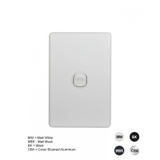 Flat Cat - Switch Vertical 1 Gang 10AX/16A 250V Flat Cat - Switch Vertical 1 Gang 10AX/16A 250V