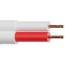 Twin 1.0mm Pvc Flat Red White Cores ( Active ) Twin 1.0mm Pvc Flat Red White Cores ( Active )