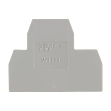 Sprecher and Schuh V7 Screw Terminals End Plate Grey for V7WD3 and V7WD4 Terminals Sprecher and Schuh V7 Screw Terminals End Plate Grey for V7WD3 and V7WD4 Terminals