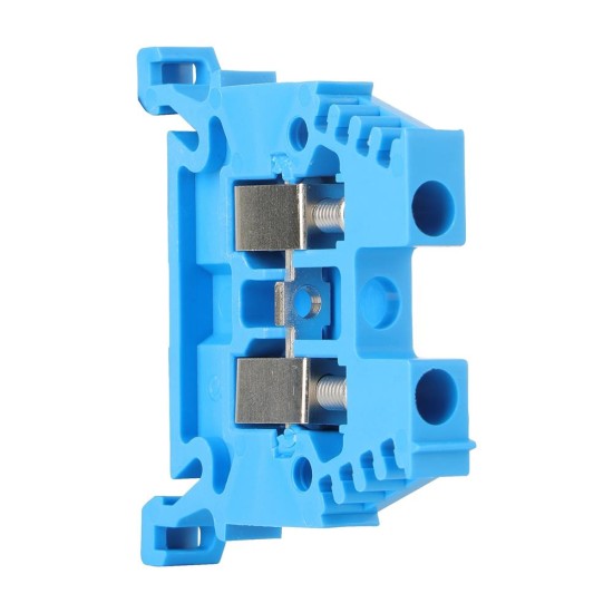 Sprecher and Schuh V7 Screw Connection Terminal 4mm 1 Level 2 Conductor Entries Blue