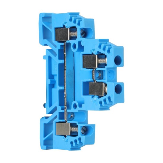 Sprecher and Schuh V7 Screw Connection Terminal 4mm 2 Level 4 Conductor Entries Blue