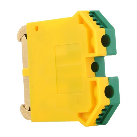 Sprecher and Schuh V7 Screw Connection Earth Terminal 16mm 1 Level 2 Conductor Entries Green Yellow