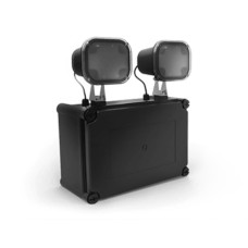 W/p Twinspot- TwinSpot Black Surface Mounted Emergency LED W/p Twinspot- TwinSpot Black Surface Mounted Emergency LED