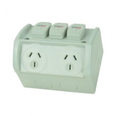 WPGPO2X - 10A W/P Double Socket Ex-Switch WPGPO2X - 10A W/P Double Socket Ex-Switch