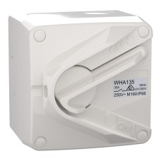 Weathershield, Switch, 1-Gang, 1 Pole, 35A, 250VAC, IP66 Weathershield, Switch, 1-Gang, 1 Pole, 35A, 250VAC, IP66