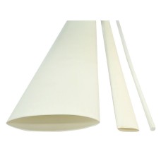 12.7mm White Thin Wall Heatshrink 1.2mtr (Shrinks To 6.4mm) 12.7mm White Thin Wall Heatshrink 1.2mtr (Shrinks To 6.4mm)