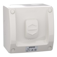 Weathershield, Switch, 1-Gang, 20A/16AX, 250VAC, IP66, Resistant Grey Weathershield, Switch, 1-Gang, 20A/16AX, 250VAC, IP66, Resistant Grey