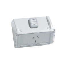 Weathershield, Single Switch Socket Outlet, 250V, 10A, Weather Proof, Flap Weathershield, Single Switch Socket Outlet, 250V, 10A, Weather Proof, Flap