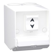Weathershield, Socket, Single, Post Mount, 10A, 250VAC, IP54, White Electric Weathershield, Socket, Single, Post Mount, 10A, 250VAC, IP54, White Electric