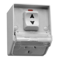 Weathershield, Single Switch Socket Outlet, 250V, 10A, Weather Proof, Flush Mount, IP54 Weathershield, Single Switch Socket Outlet, 250V, 10A, Weather Proof, Flush Mount, IP54