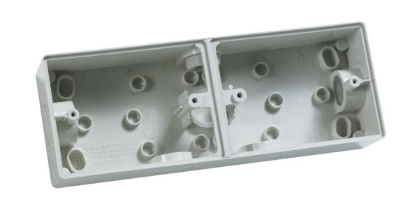 WSF226E2-RG Backbox 2 Gang Weatherproof( 1 )