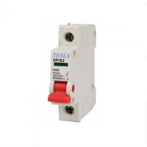 Tesla Miniature 1 Pole 100 Amp Tesla Miniature 1 Pole 100 Amp