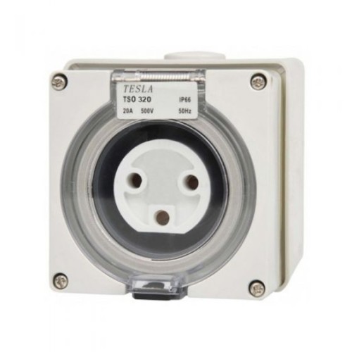3-pin 20A Socket Outlet Round 3-pin 20A Socket Outlet Round